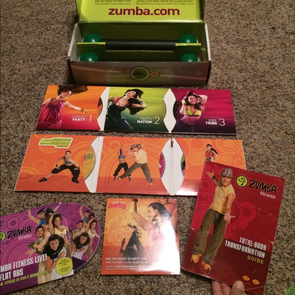 Zumba workout DVDs